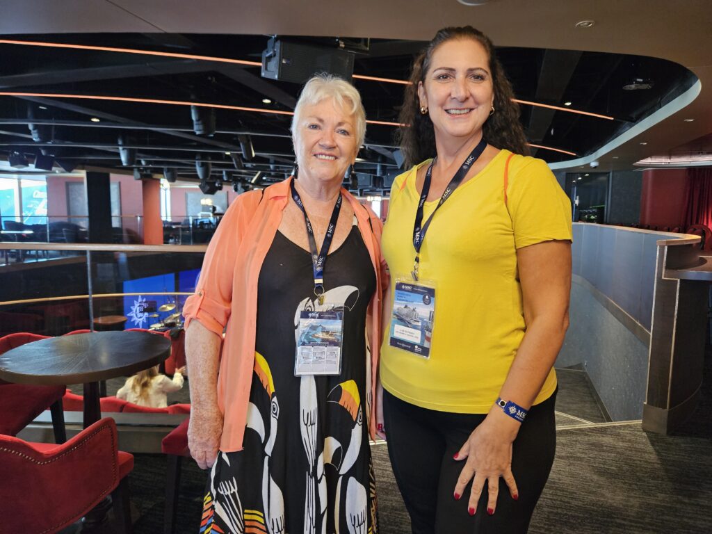 Dorienne Venturini e Ildete Prado, da LM Turismo e Viagens