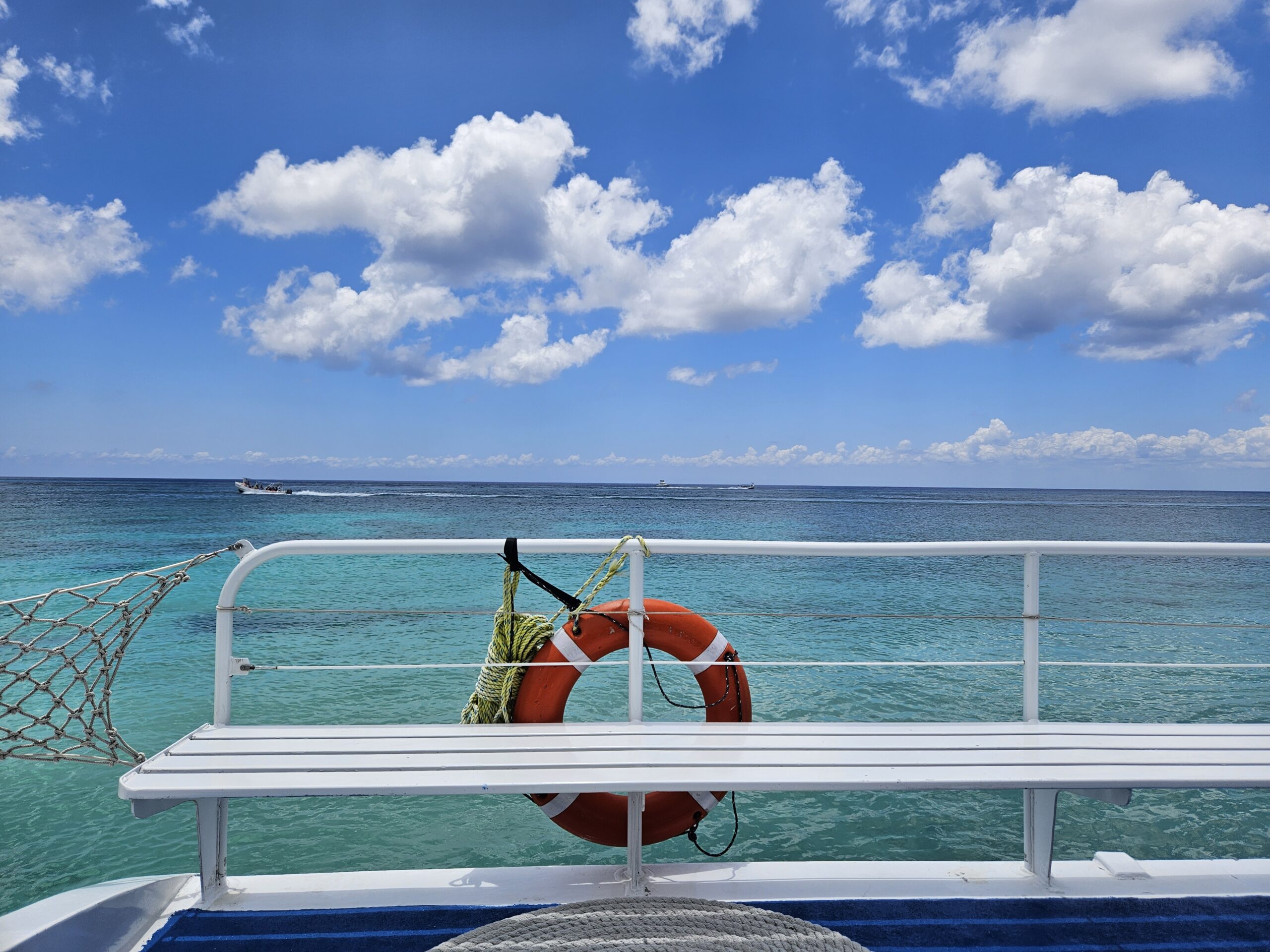 Parada para um mergulho