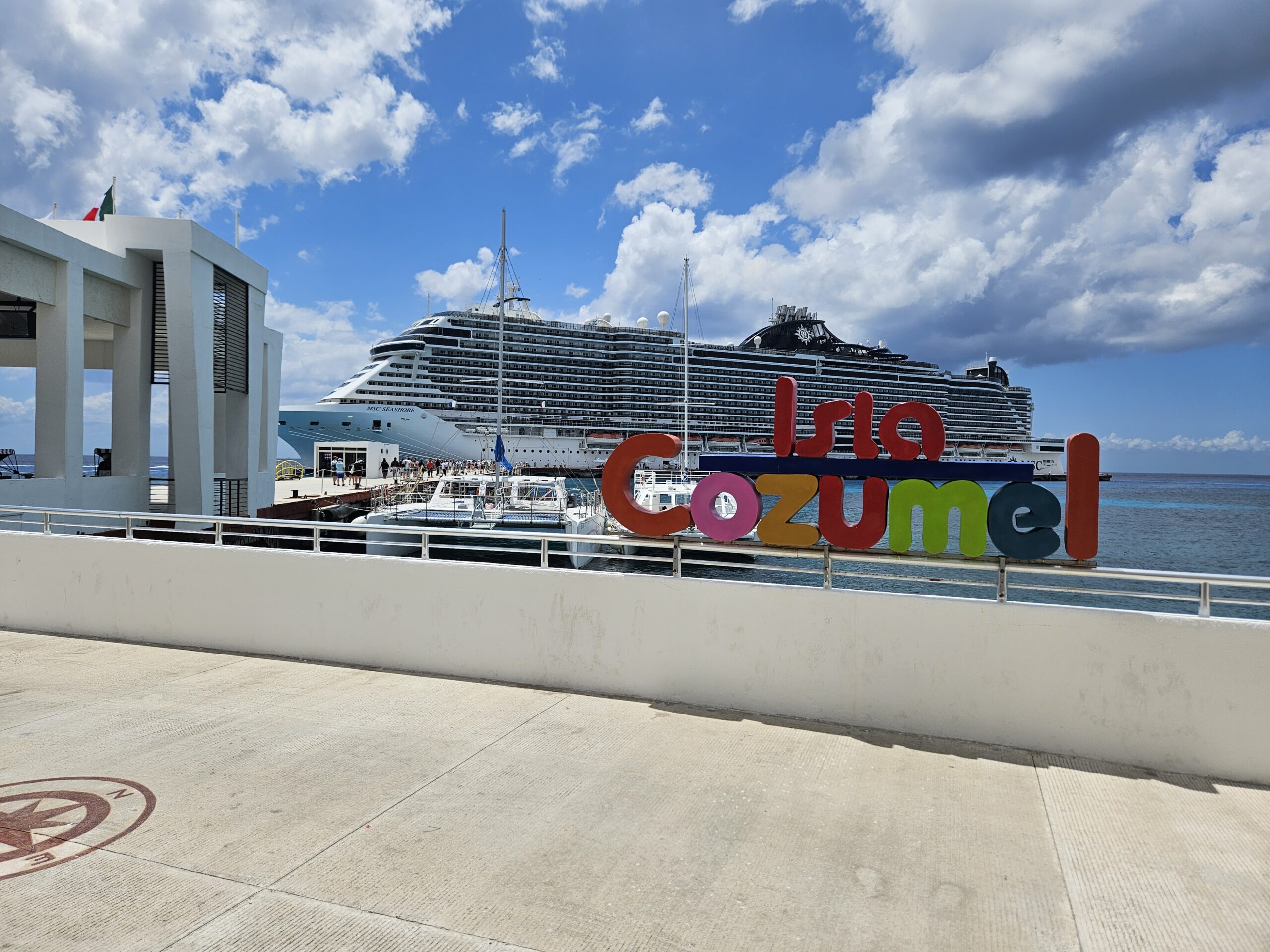 Punta Langosta, na ilha de Cozumel