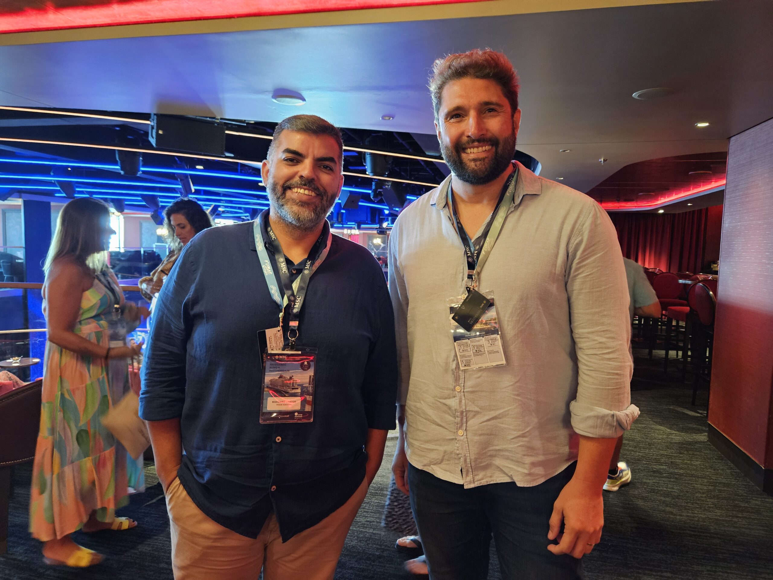 Marciano Santos e Diego Laurindo, da Rique Viagens