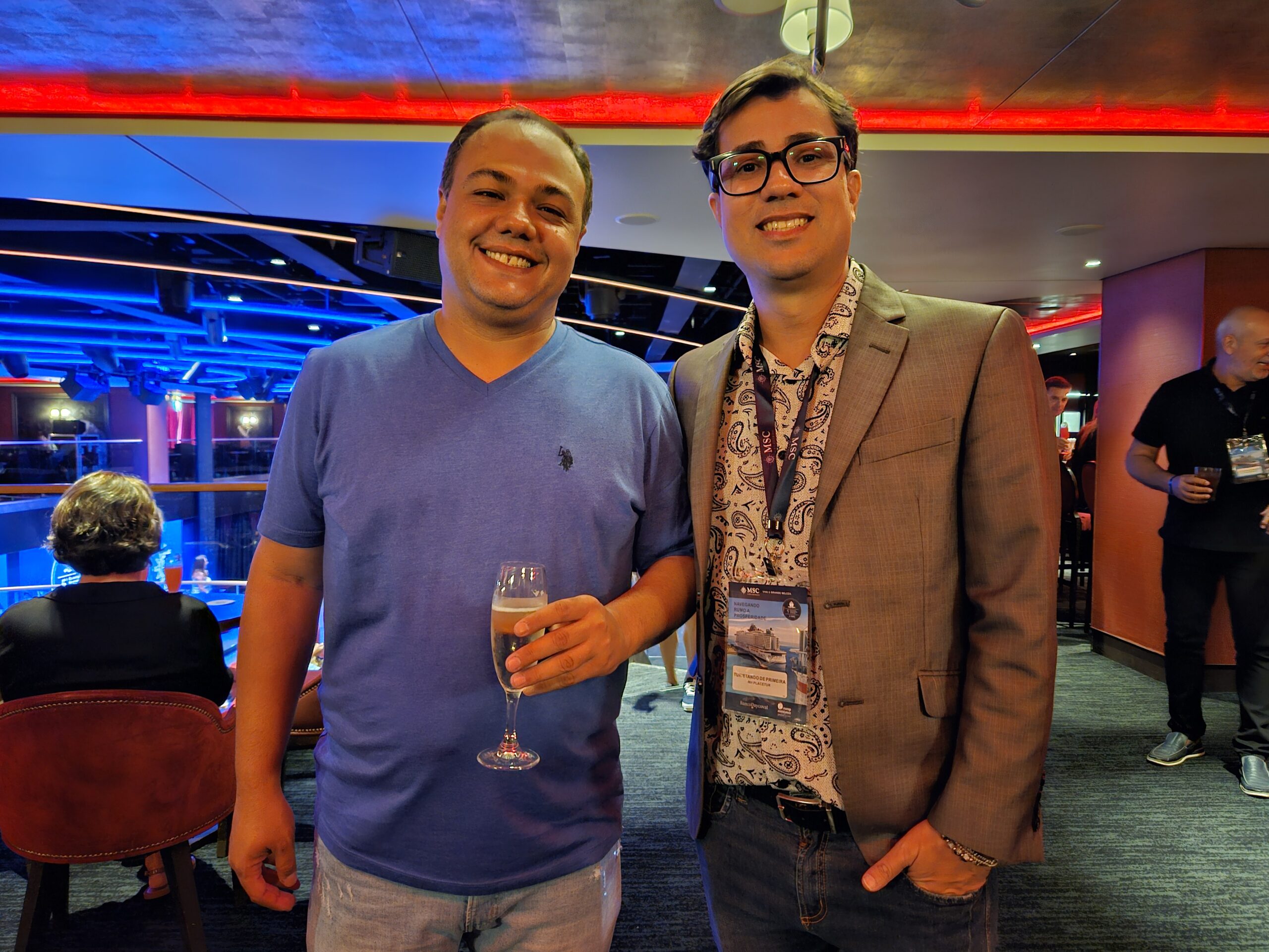 Junior Arzen, da Arzen a Bordo, e Marcos Horta, da Turistando de Primeira