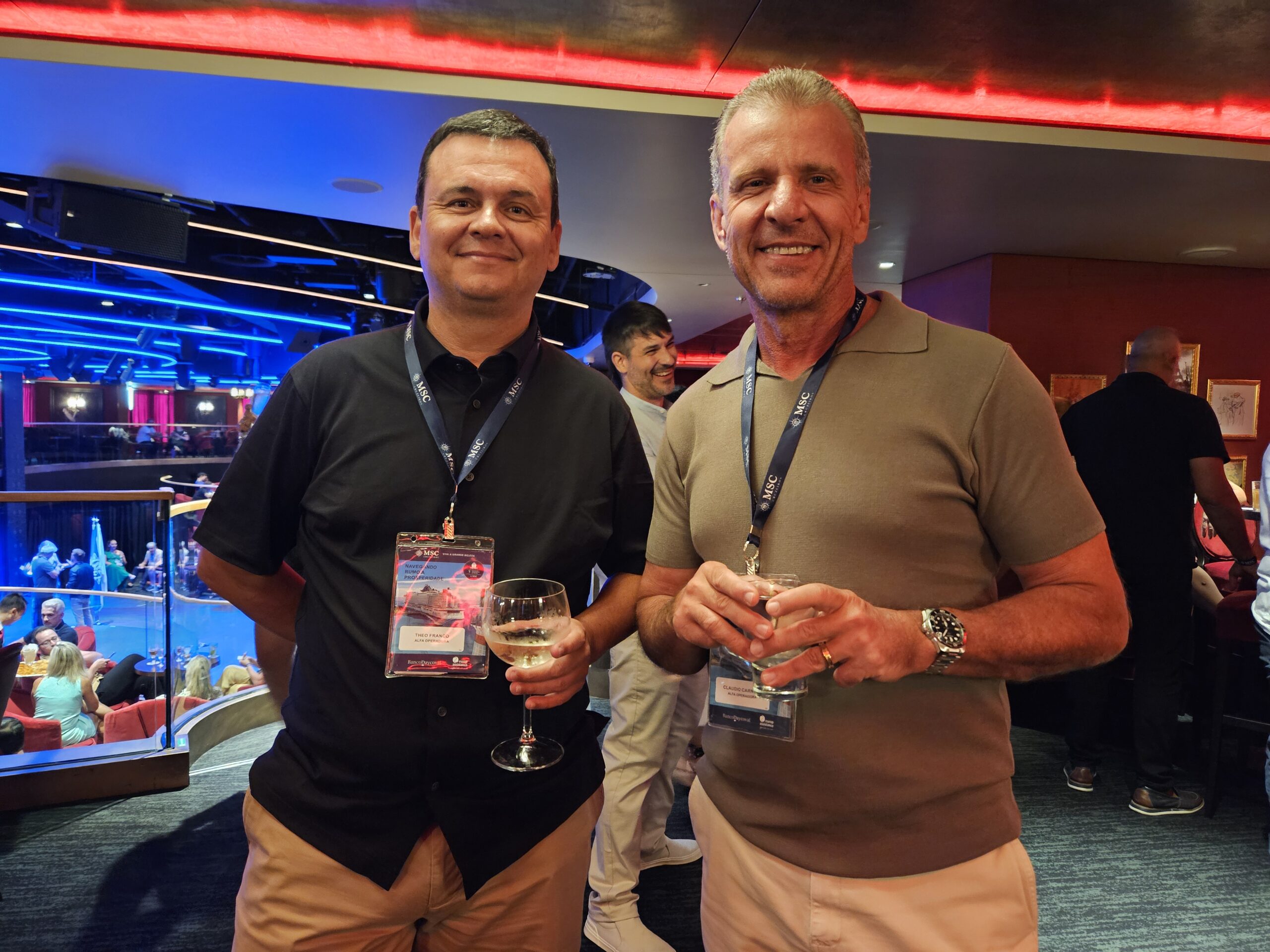 Theo Franco e Claudio Carnieri, da Alfa Operadora