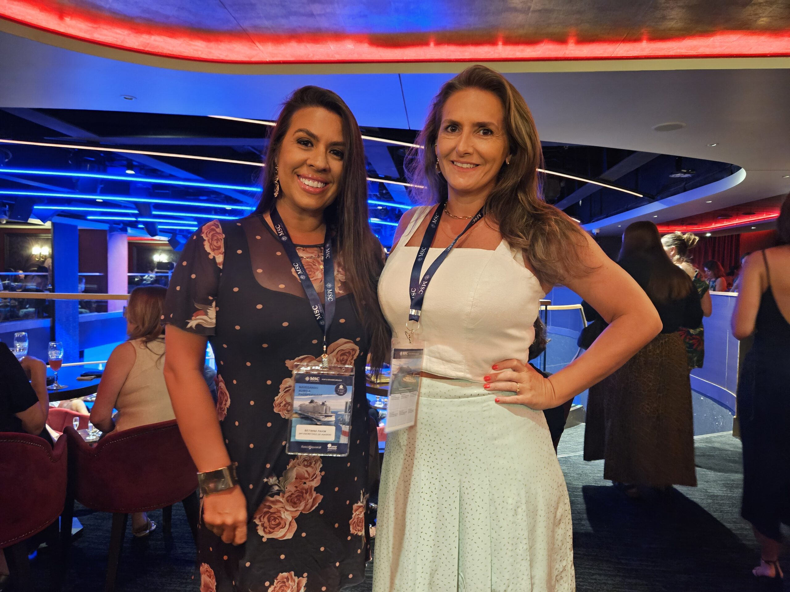 Betinna Pavim e Joana Chagas, da 24h Escritório de Viagens