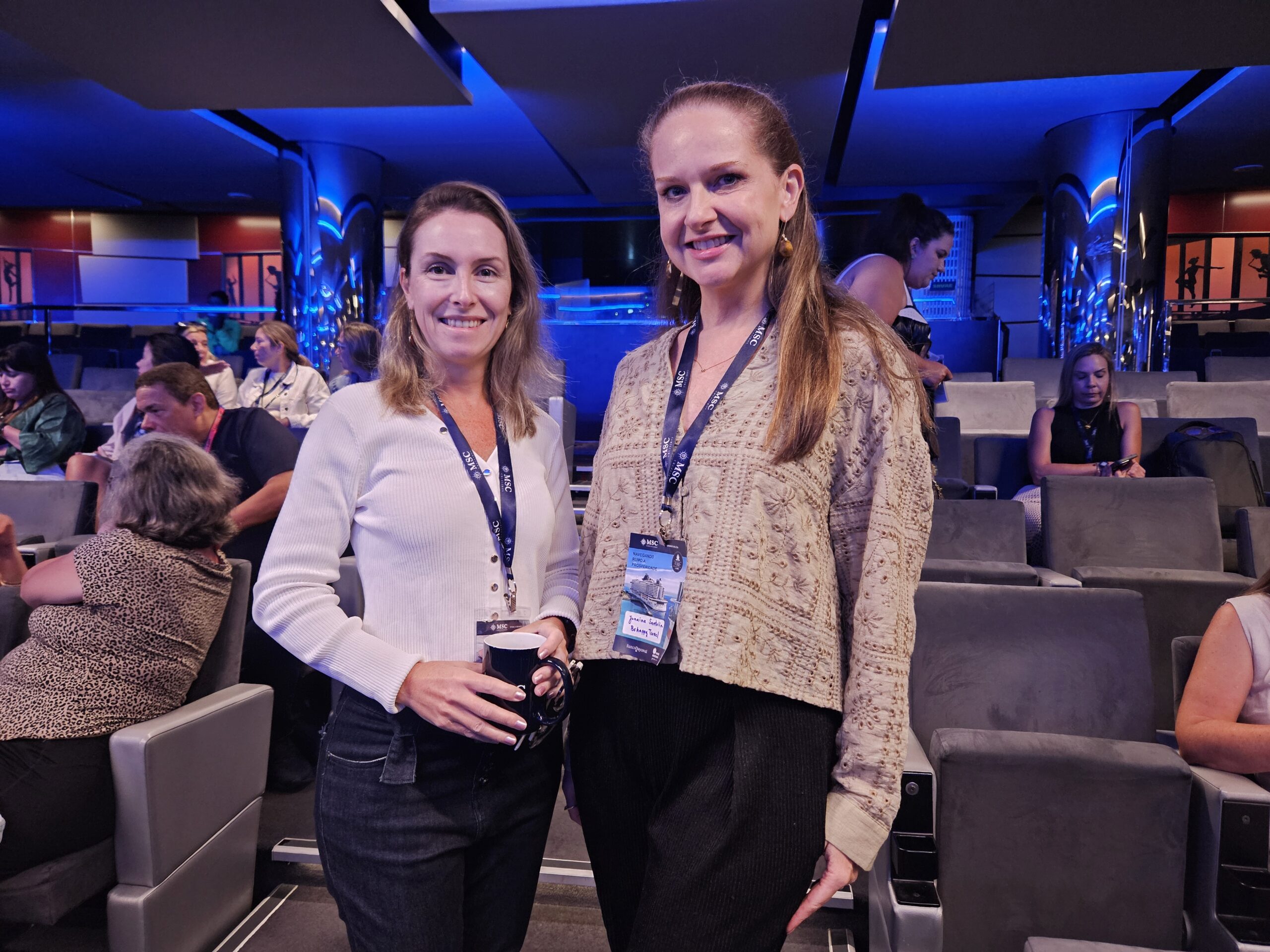 Silvia Bigarella e Janaína Santolin, da Be Happy Travel