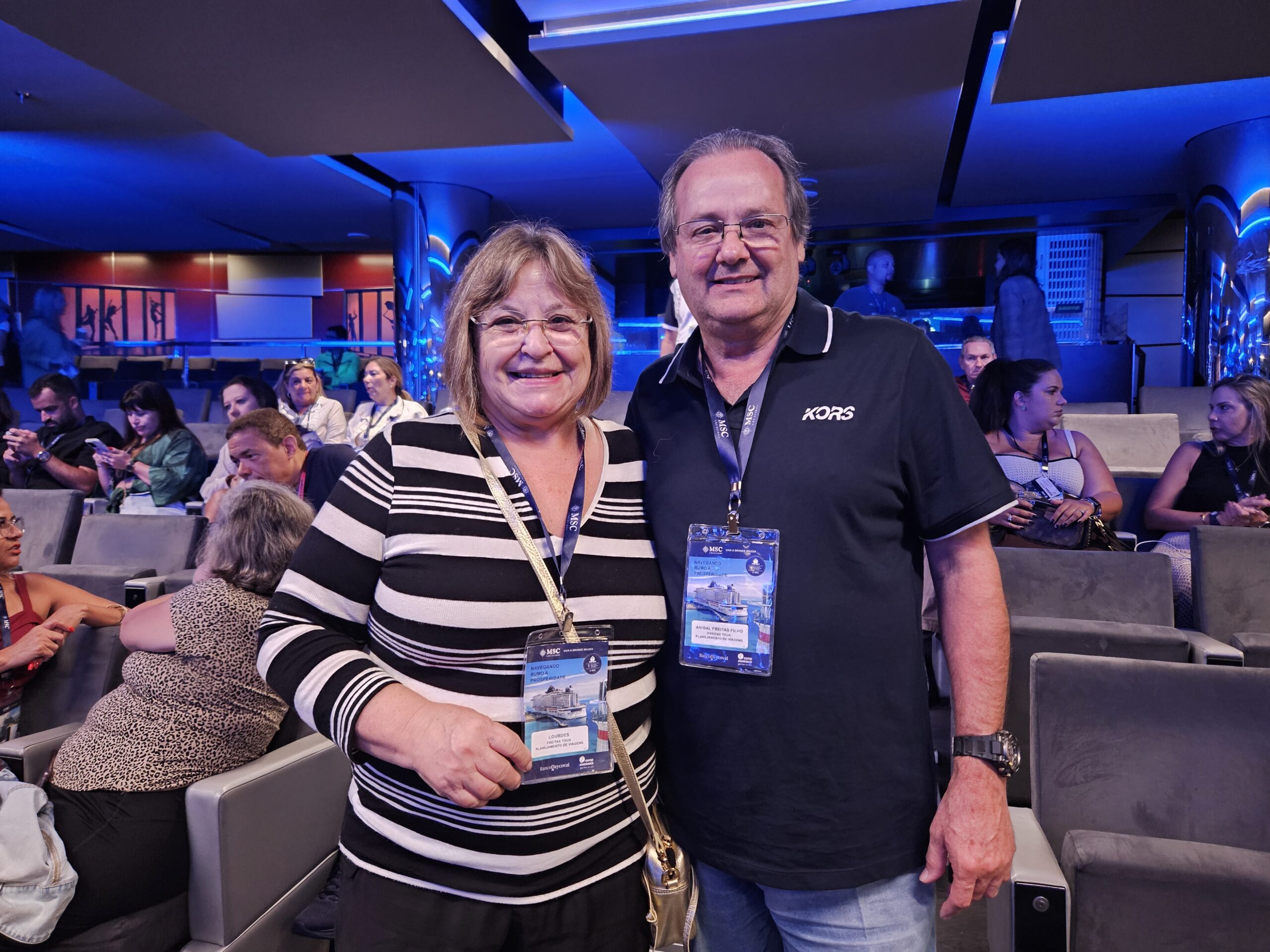 Lourdes Freitas e Aníbal Freitas Junior, da Freitas Tour Planejamento de Viagens