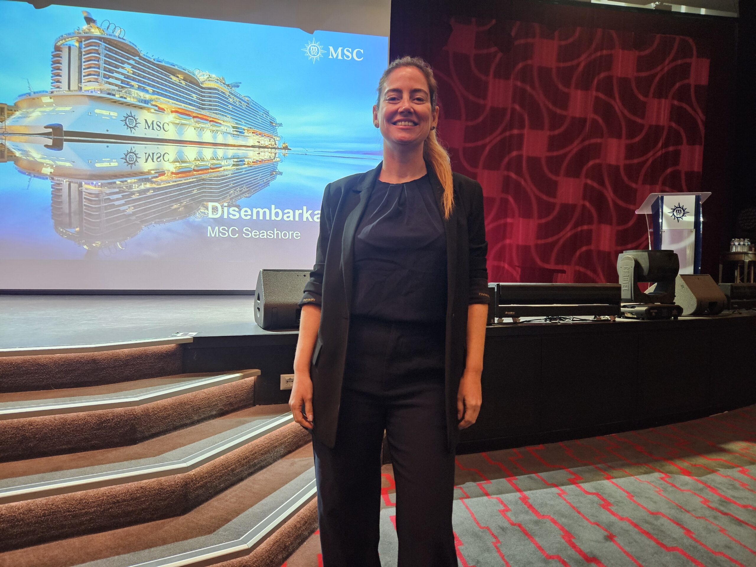 Fernanda Zebral, gerente de comunicação da MSC Cruzeiros