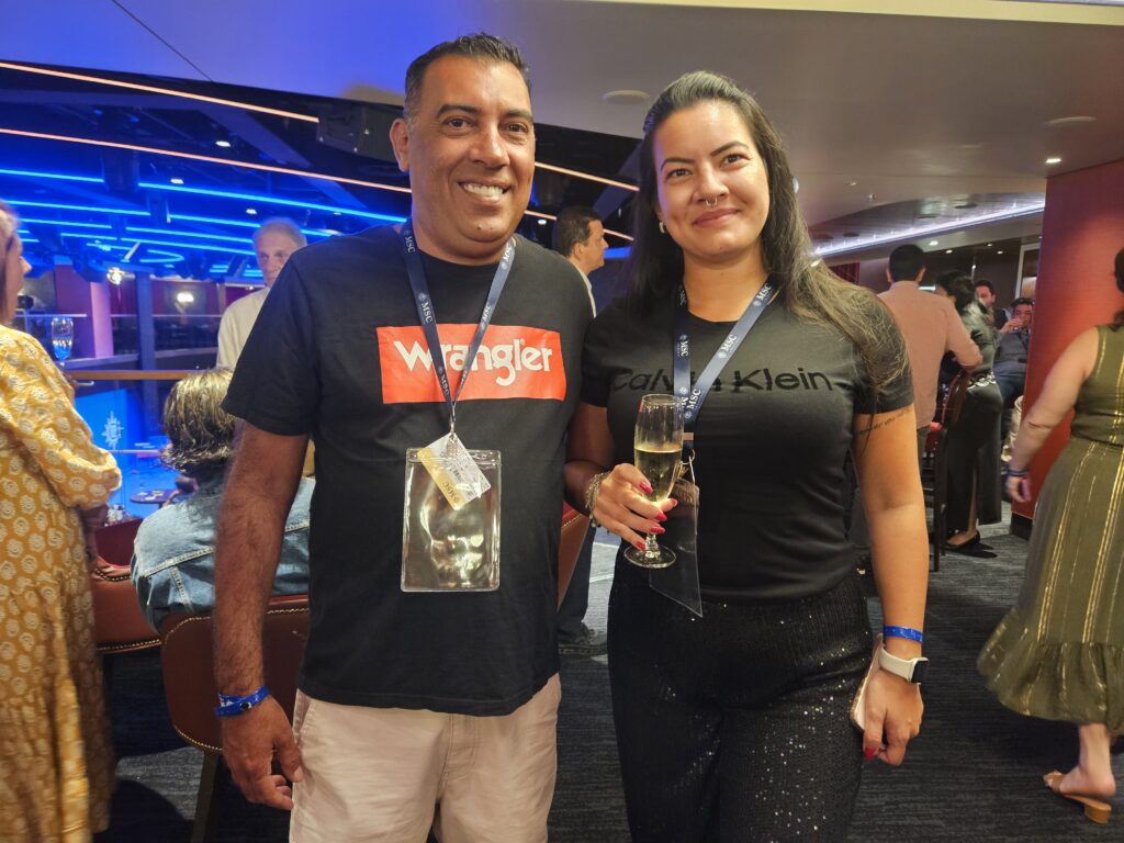 Daniel Fida e Stefanie Vasconcelos, da Fida Turismo
