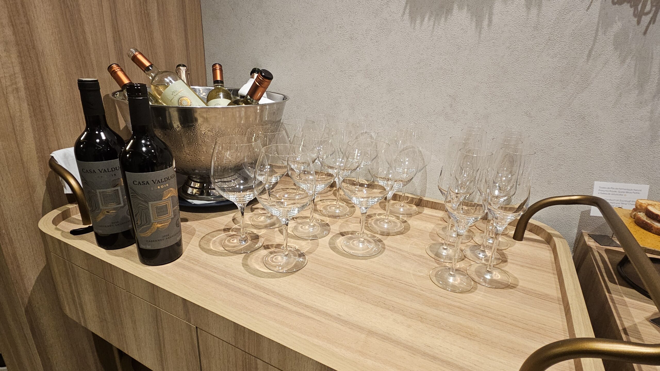 Seleção de vinhos do Visa Infinite Privilege