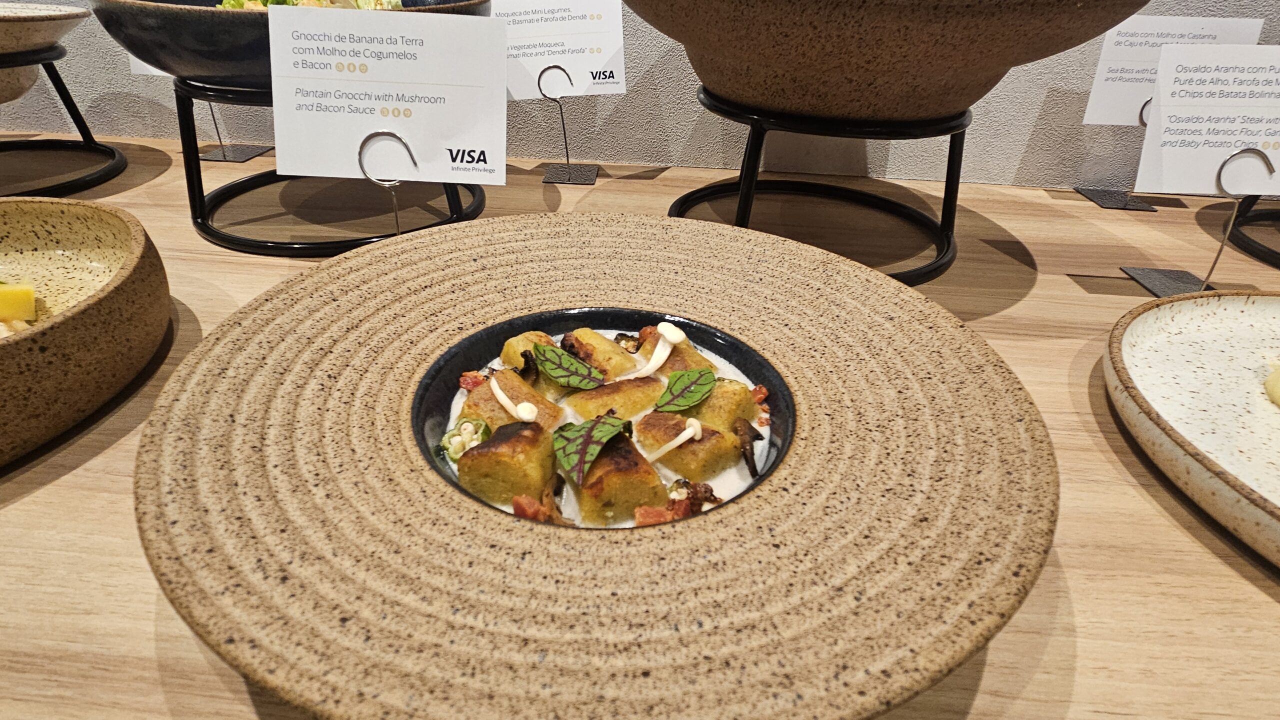 Gnocchi de banana da terra