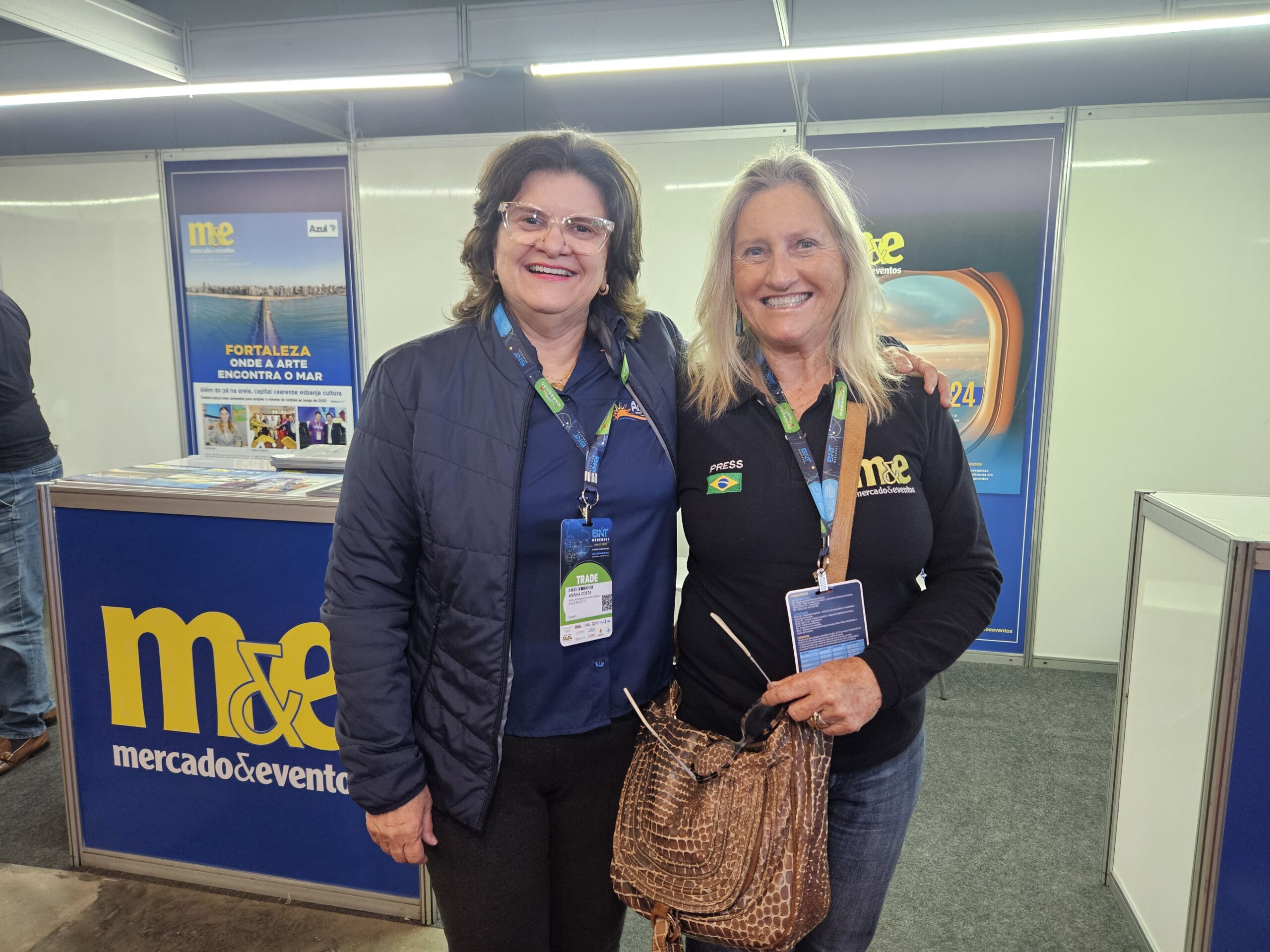 Aninha Costa, da Anauê Receptivo, e Rosa Masgrau, do M&E