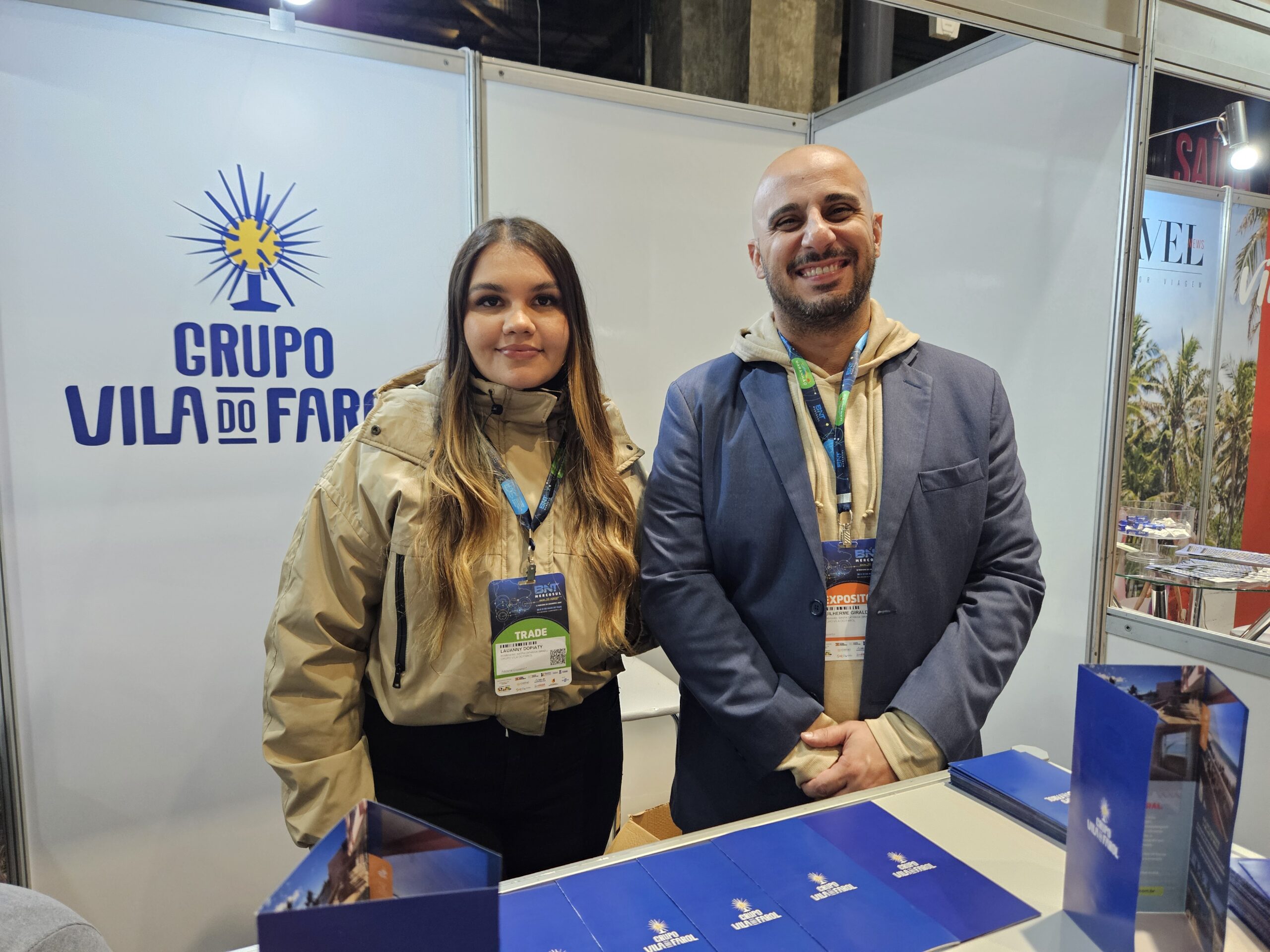 Lauanny Dopiaty e Guilherme Girald, do Grupo Vila do Farol