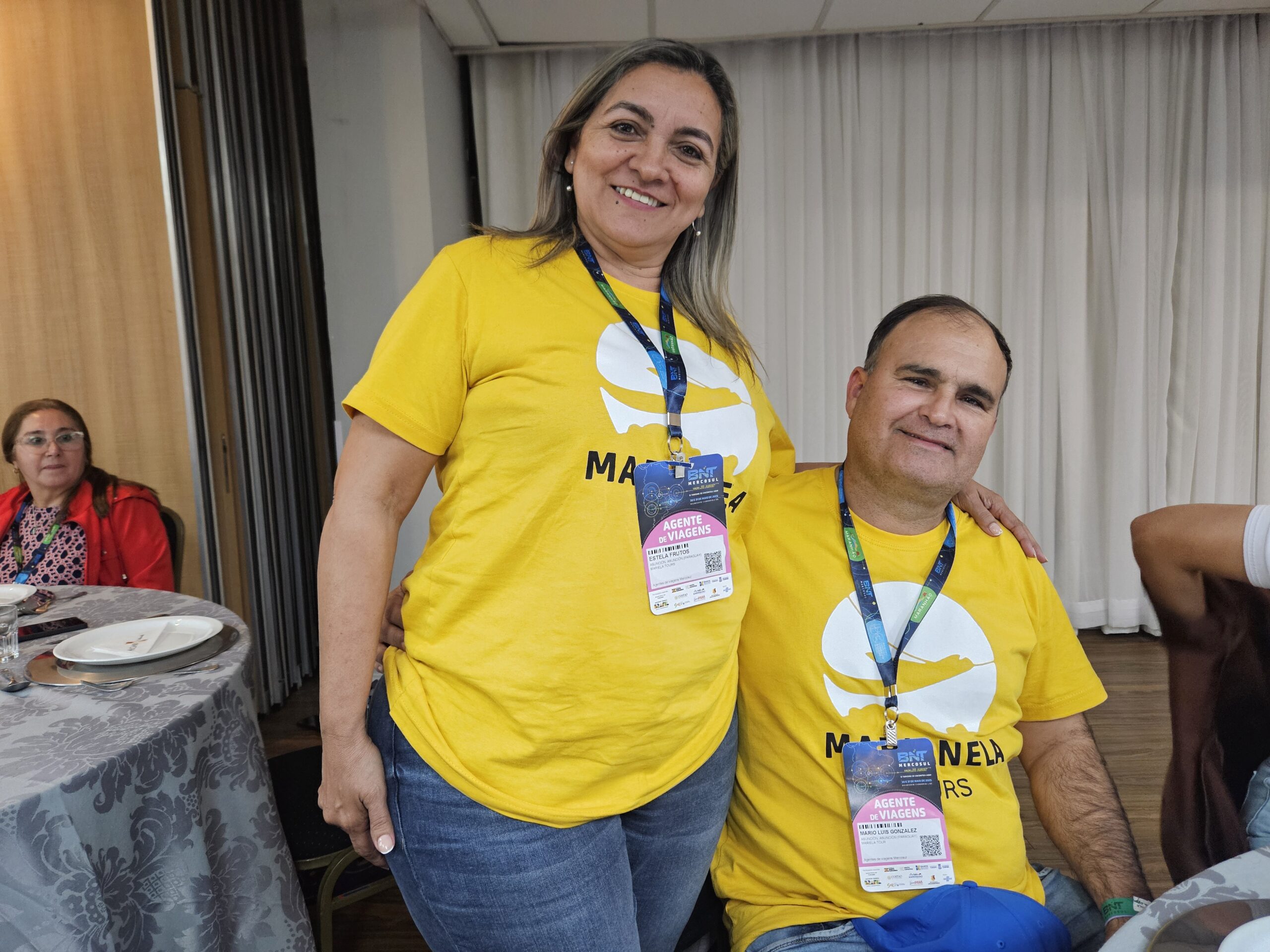 Estela Frutos e Mario Luiz, da Mariela Tour