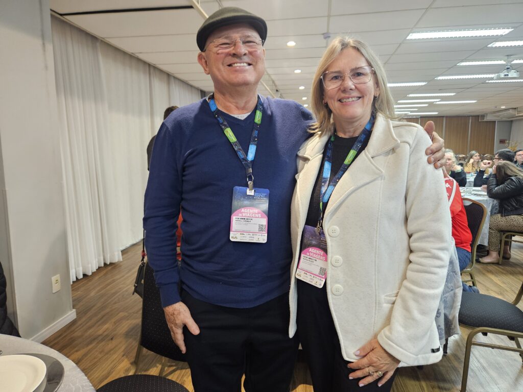 Nereu Weber e Mirian Klein, da Kleintur Turismo