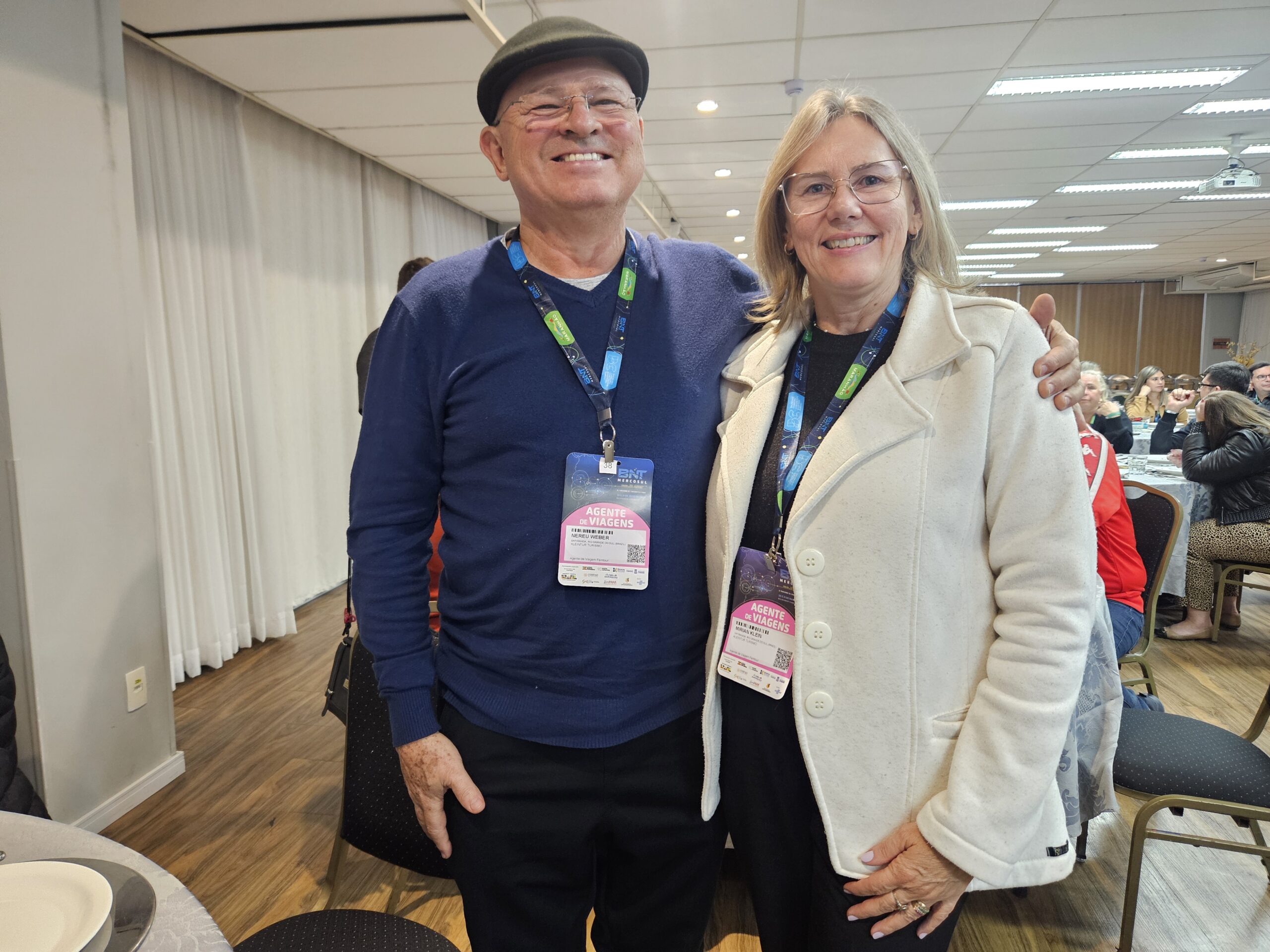 Nereu Weber e Mirian Klein, da Kleintur Turismo