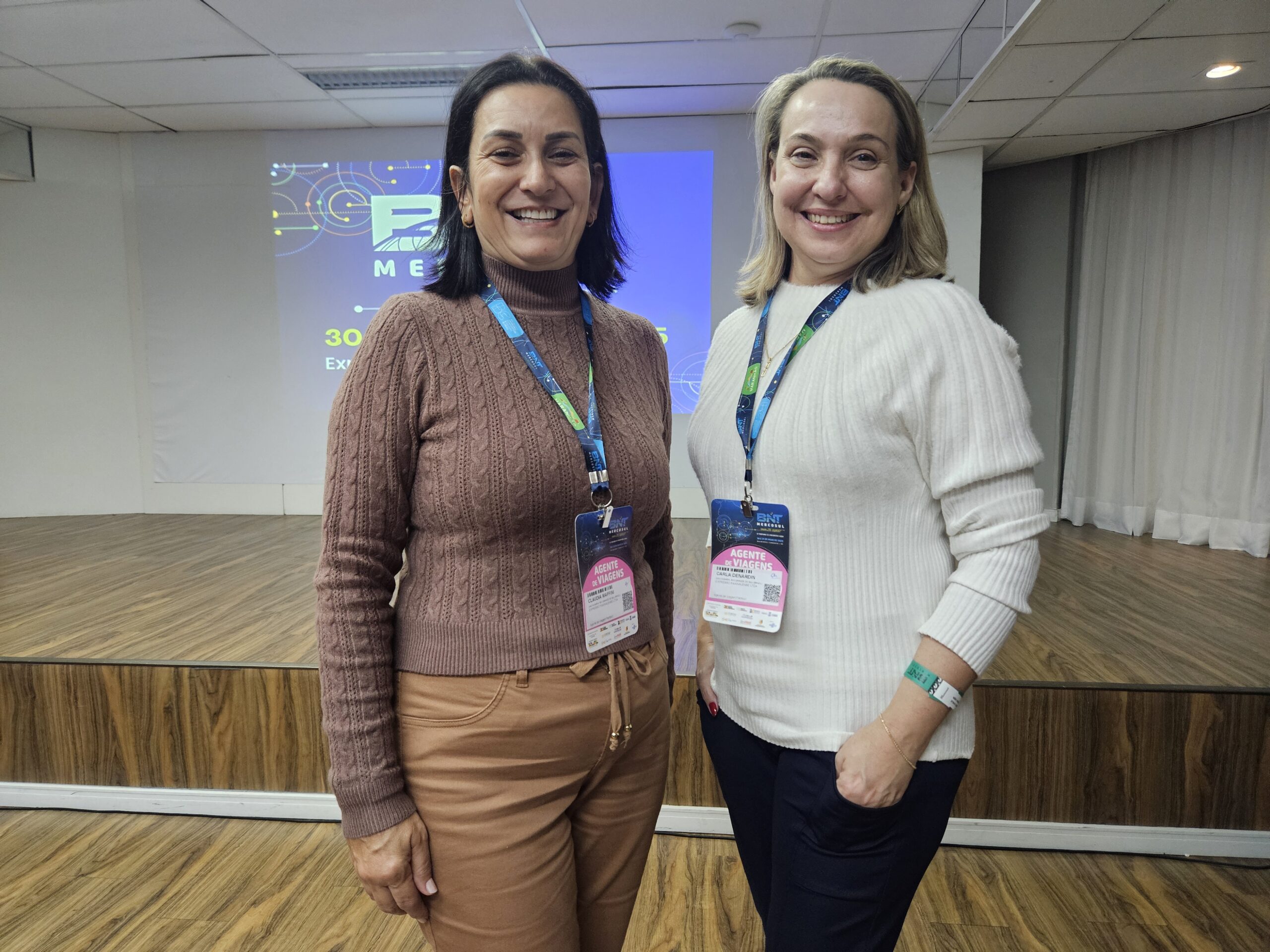 Cláudia Maffini e Carla Denardi, da Expresso Faxinalense