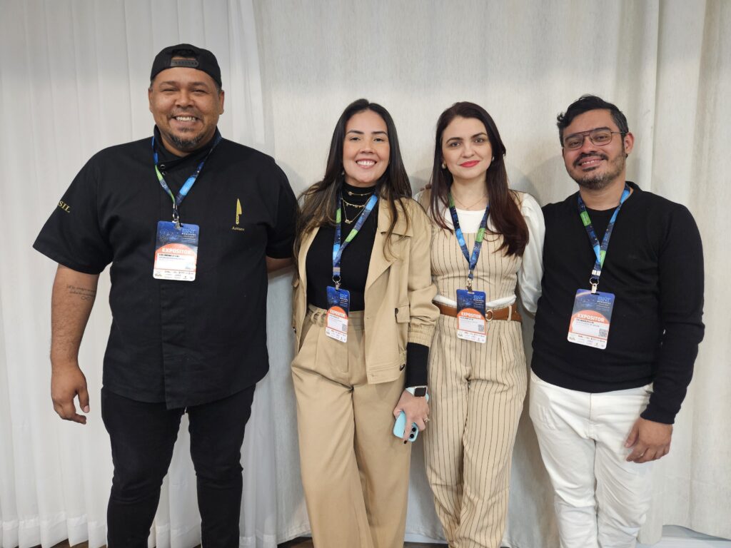 Arturo Baez, Alessandra Pamplona, Cristiane Mendonça e Victor Lopes, de Belém do Pará