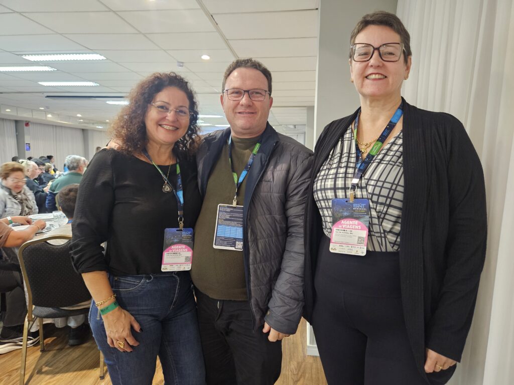 Cintia Kowalski, Lorena Dallarosa e Katia Kowalski, da CKTur Viagens e Turismo