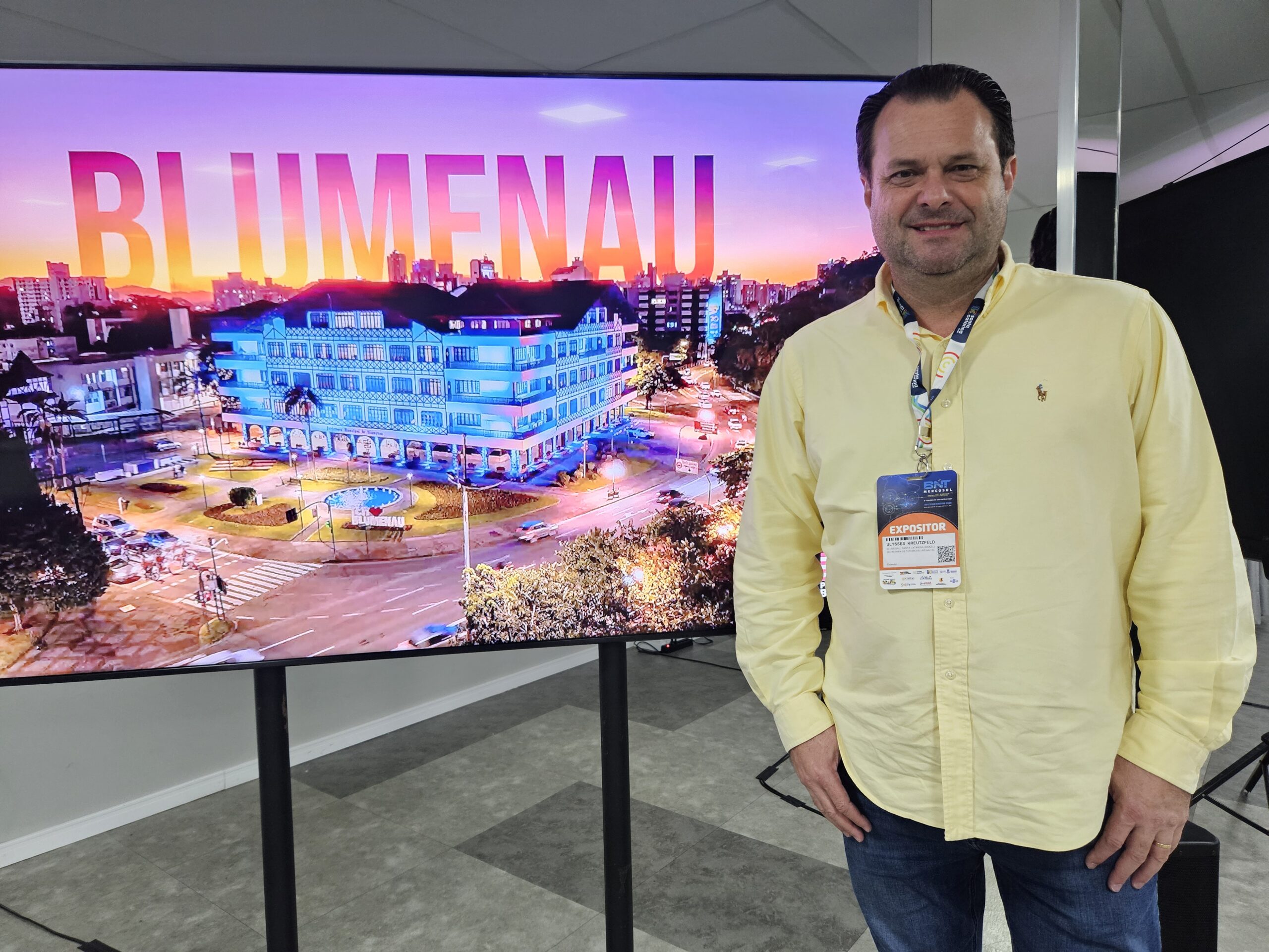 Ulysses Kreutzfeld, secretário de turismo e lazer de Blumenau