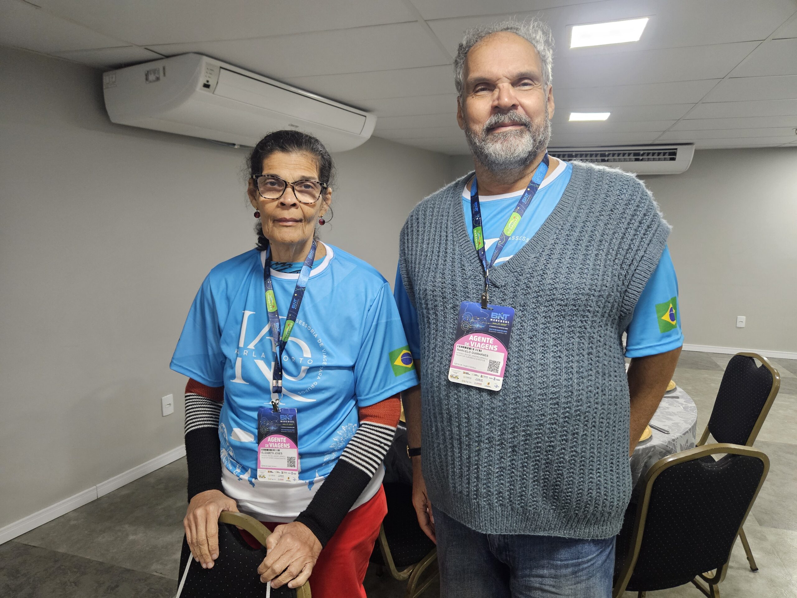 Elisabeth Jones e Marcelo Guimarães, da Palmitur Turismo e Eventos