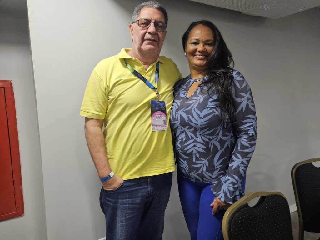 Gilson Munhão e Elisabeth de Oliveira, da Munhão Viagens e Turismo