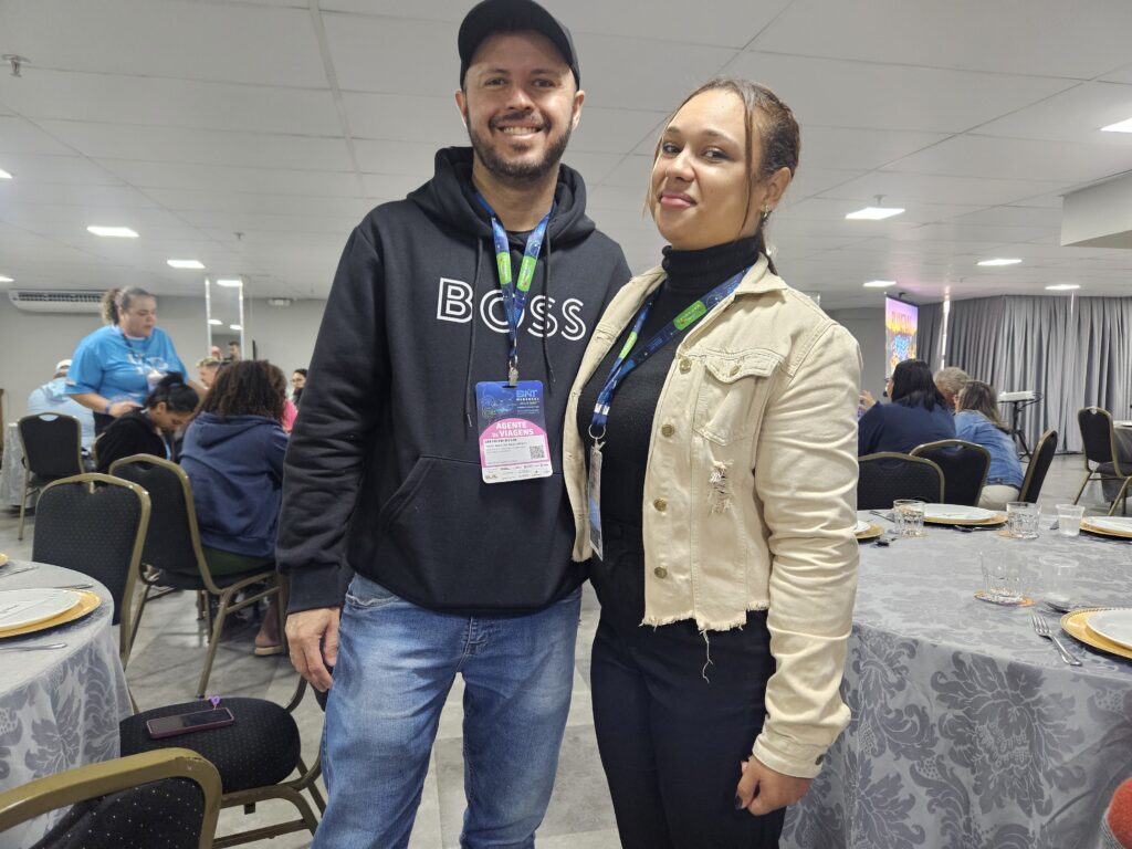 Tiago Maia e Daniele Lorensato, da Trip Maia Turismo
