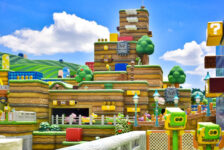 A área de Super Mario Bros no Super Nintendo Word faz você se sentir dentro dos jogos (Ana Azevedo/M&E)