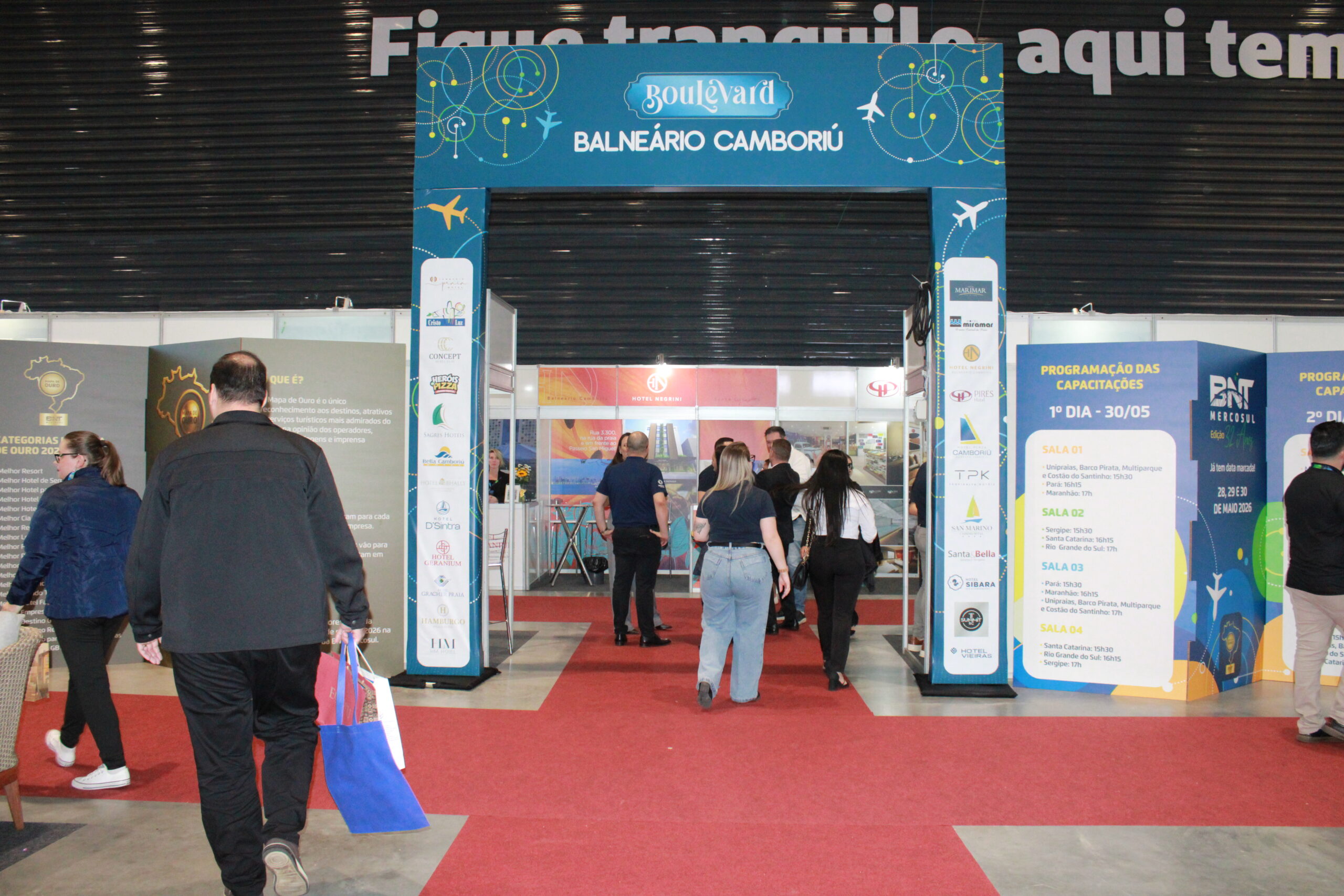 A feira segmentou a organização dos expositores oferecendo um boulevard para dar visibilidade A feira segmentou a organização dos expositores oferecendo um boulevard para dar visibilidade