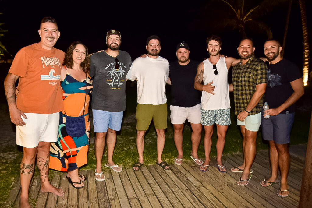 A festa de encerramento aconteceu em um beach club