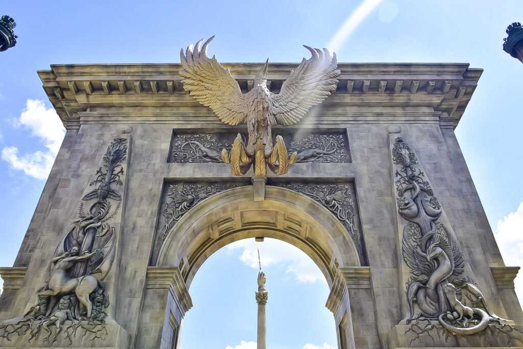 Arco do triunfo mágico
