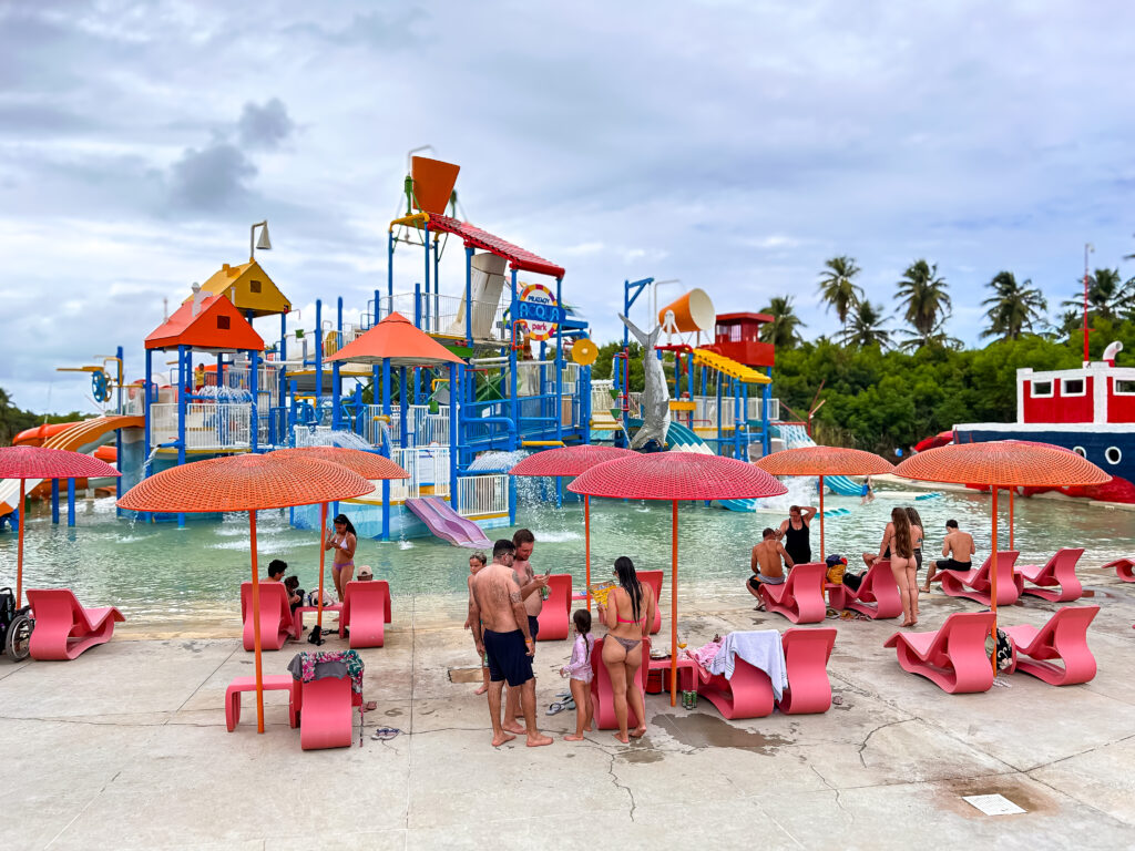 Area de entretenimento do Pratagy Acqua Park