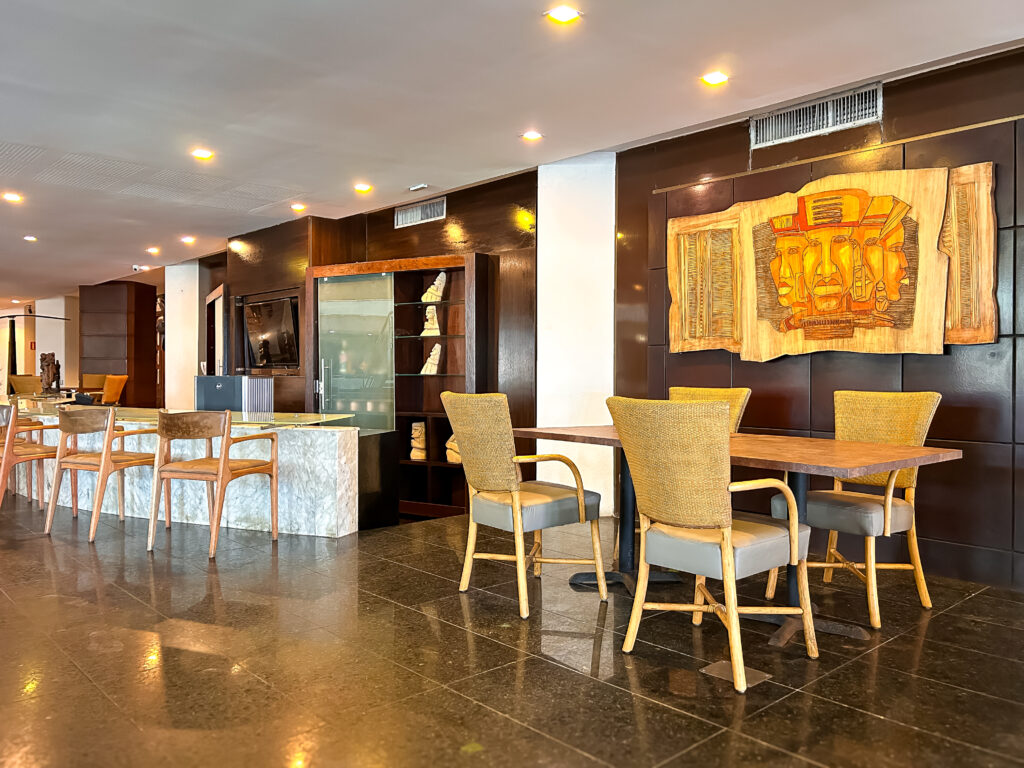 Bar do lobby no Ritz Lagoa da Anta