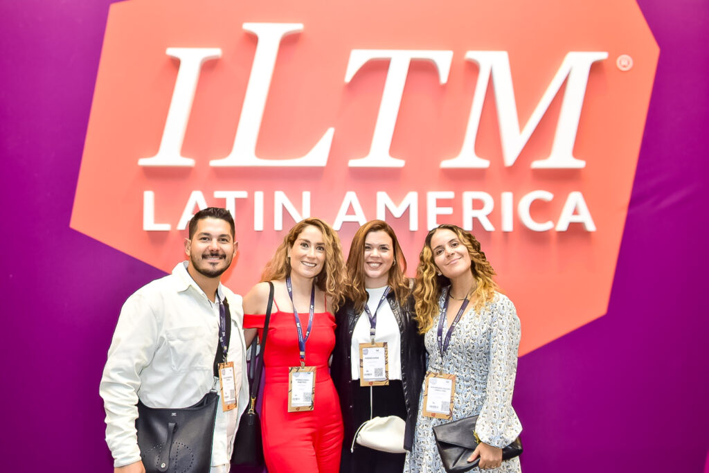 Carlos Cuenca, da Unknown Travel, Monica Martinez, da ON Travel, Maria Sonia, da Creative Travel e Alejandra Caballero, da Lusso Travel