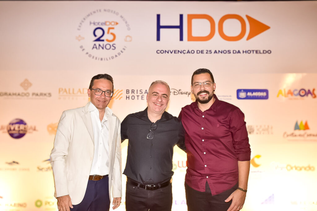 Claucio Pontes, Kichon Tur, Marcos Fernandez, da Orlando de Primeira, Dhiogo Augusto, da DL Magic Travel