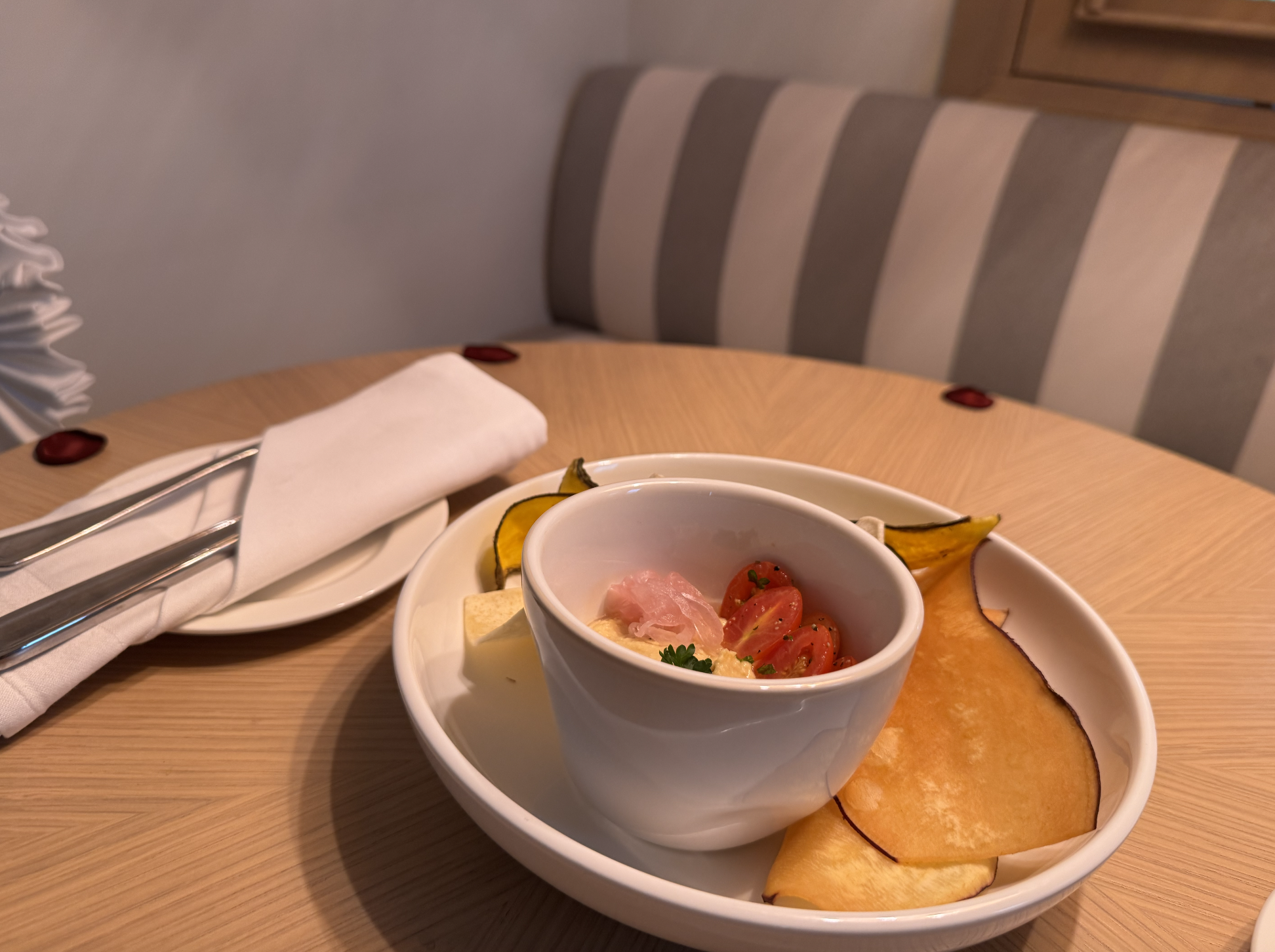 Comidinha de boas-vindas para o hóspede Comidinha de boas-vindas para o hóspede