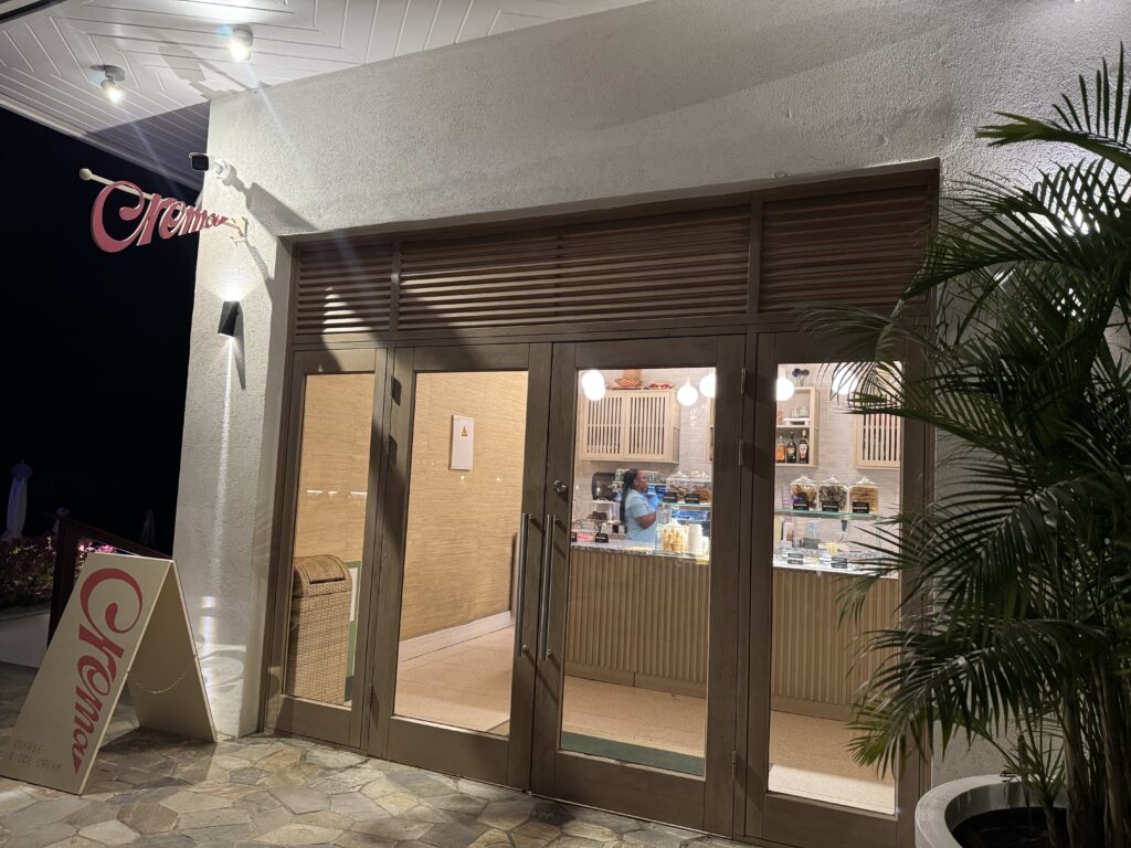 Cremou é a cafeteria onde também serve sorvetes