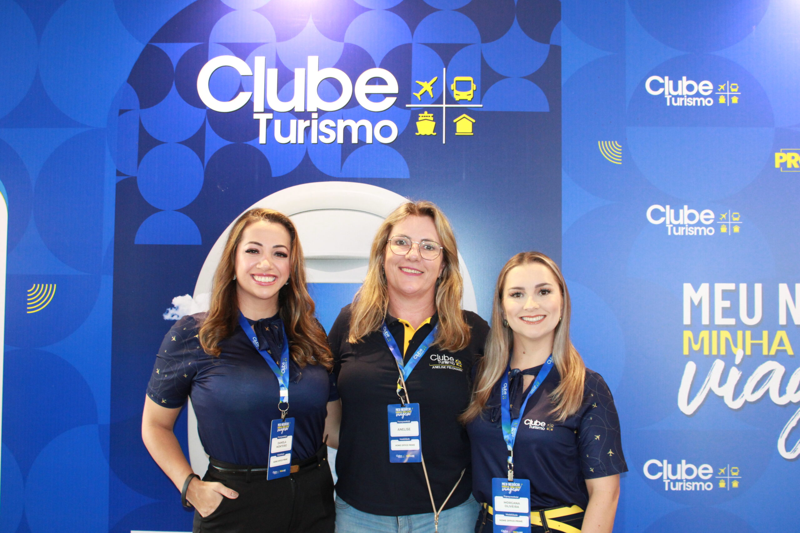 Daniela Monteiro, Anelise e Morgana Oliveira, da Clube Turismo (Giulia Jardim/M&E)
