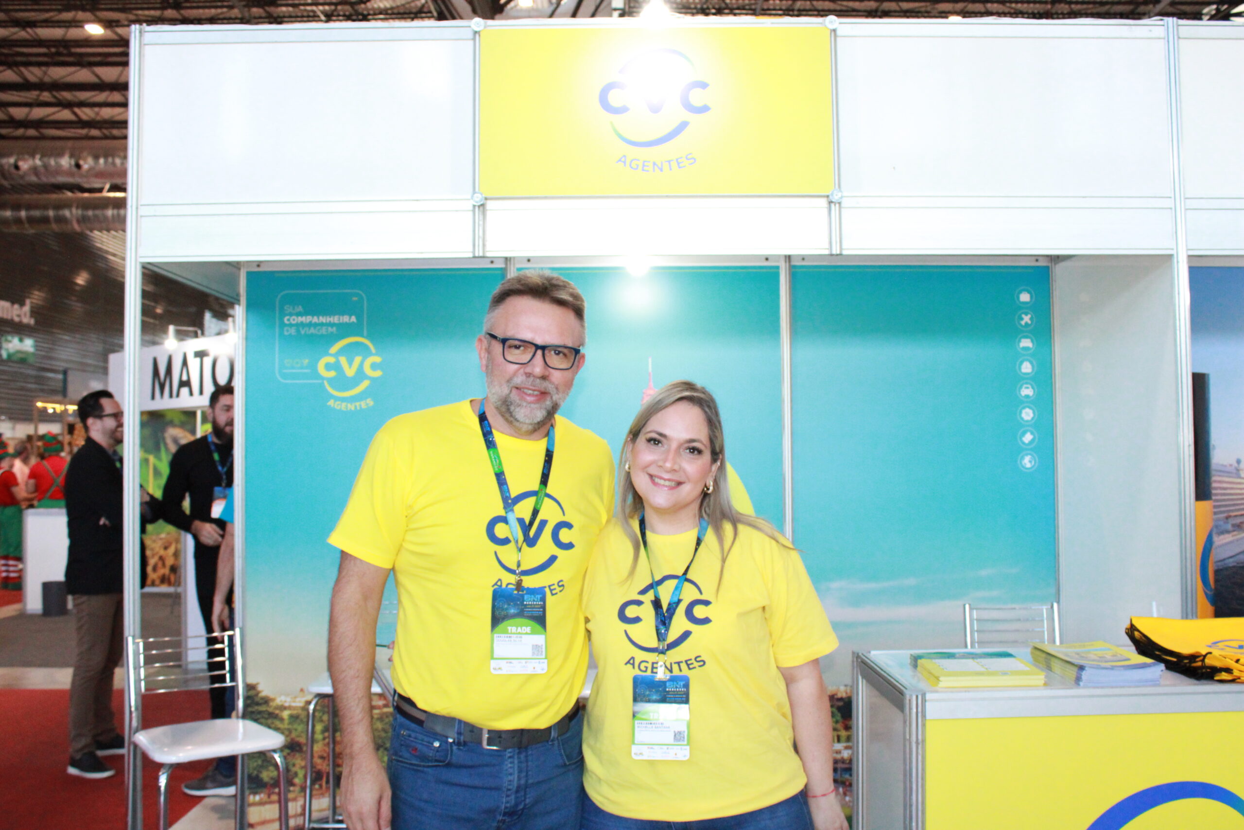 Douglas Silva e Michelle Santana, da CVC Douglas Silva e Michelle Santana, da CVC