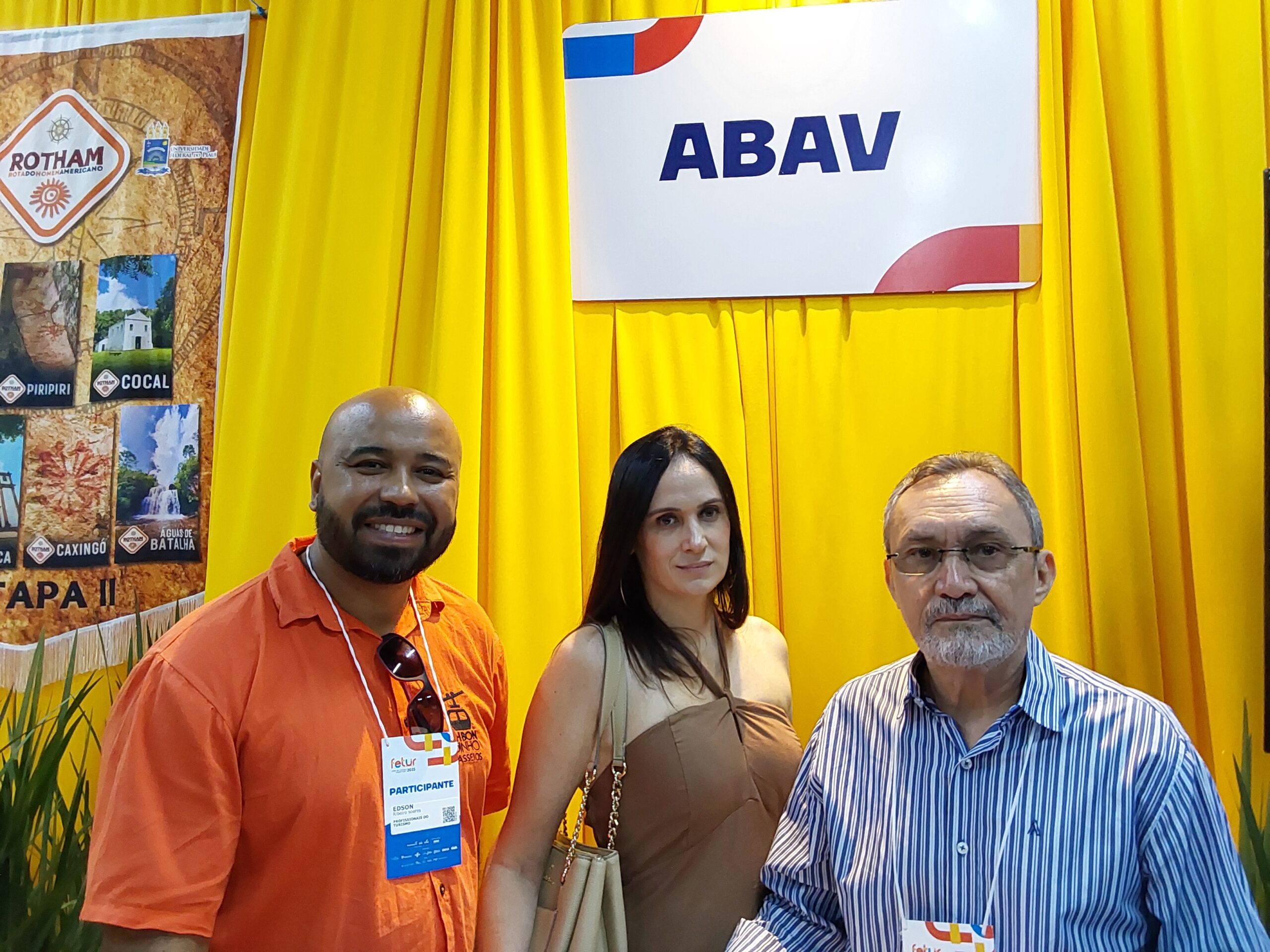 Edson Ribeiro, Luna Montanha e Filomeno Montanha, da Abav PI