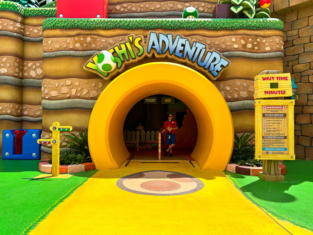 Entrada da Yoshi’s Adventure