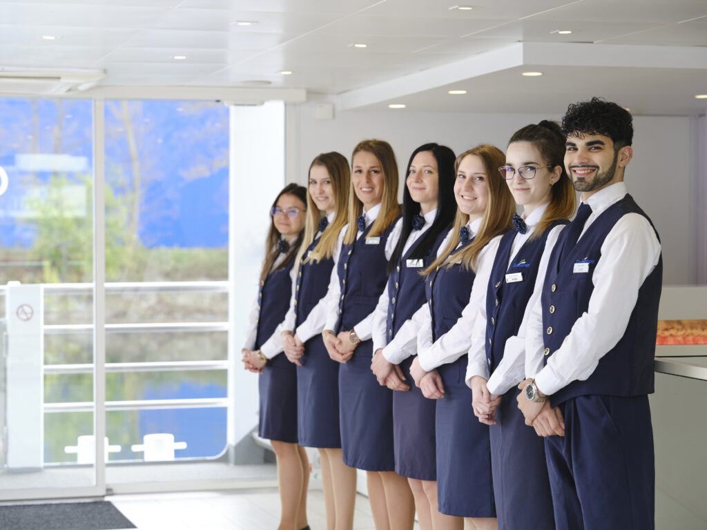 Equipe de recepção do MS Douce France (Christian Creutz)