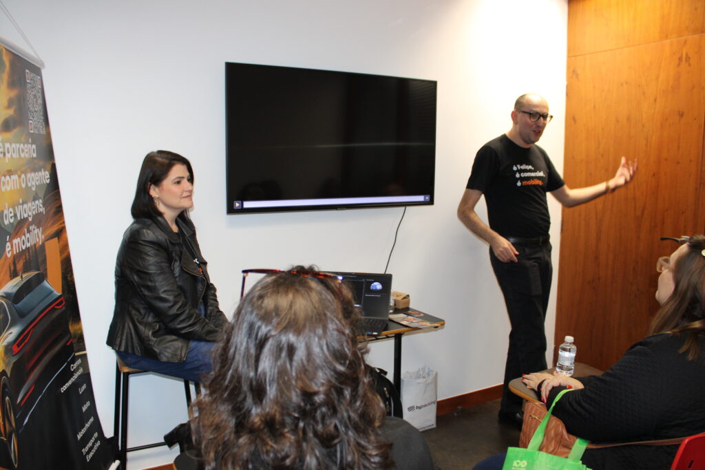 Felipe Becker e Fernanda Reina, da Mobility