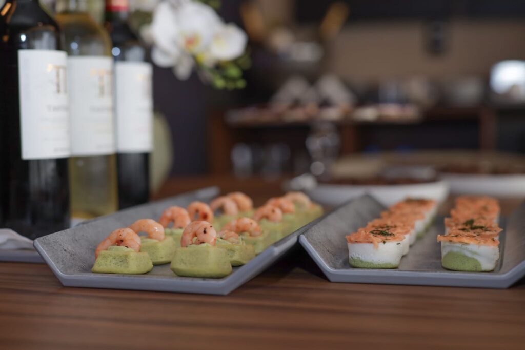 Bebidas e snacks no W Premium Services