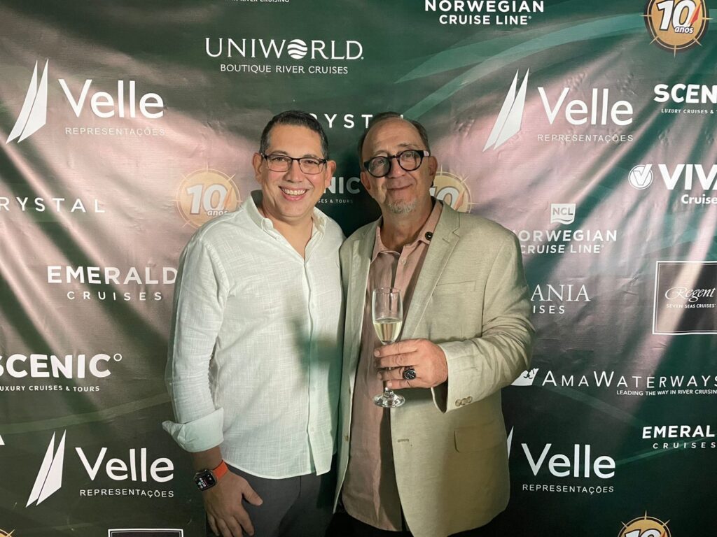 Fabiano Camargo, da CTO Operadora, e Ricardo Alves, da Velle