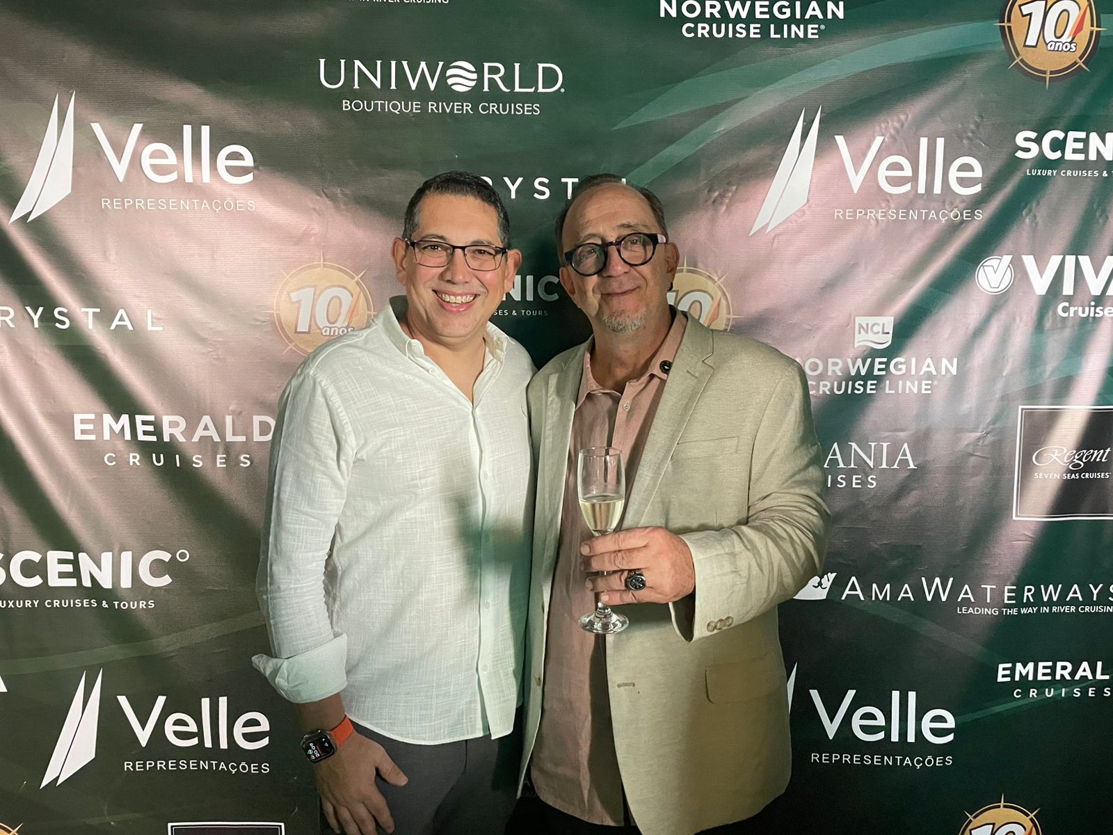 Fabiano Camargo, da CTO Operadora, e Ricardo Alves, da Velle