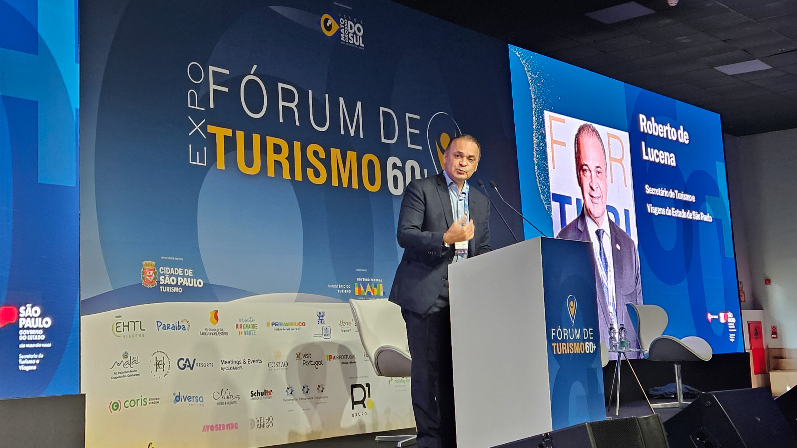 IMG 8411 scaled Secretários Roberto de Lucena e Rui Alves abrem o Fórum de Turismo 60+ em São Paulo