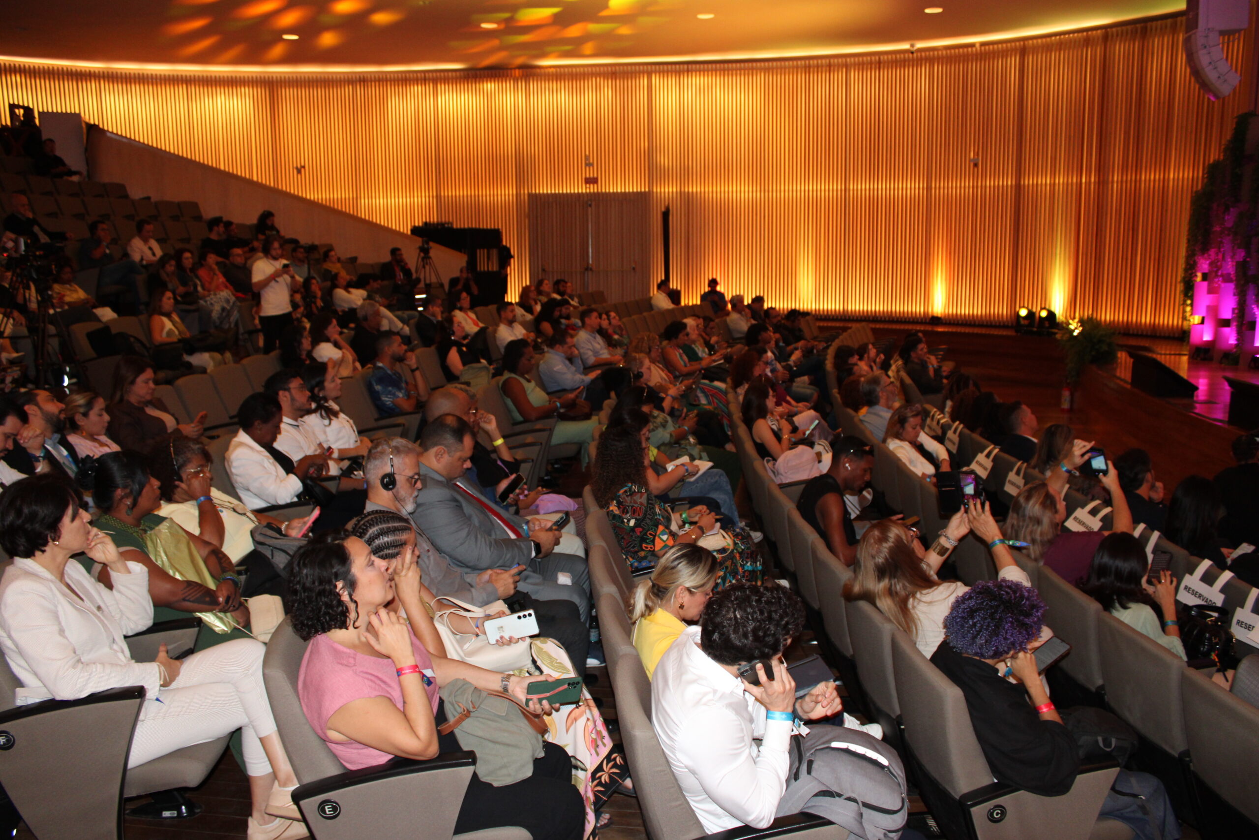 Evento lotou a plenária do Museu do Amanhã