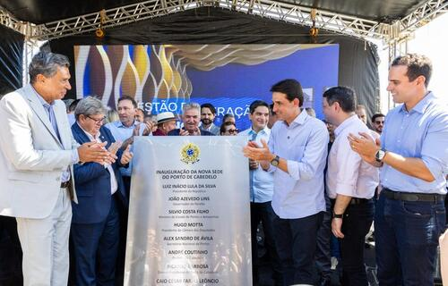 Inauguracao do Porto de Cabedelo agora modernizado e operando com energia solar Foto Aescom MPor Porto de Cabedelo é inaugurado com investimento superior a R$ 300 milhões e aposta em energia solar