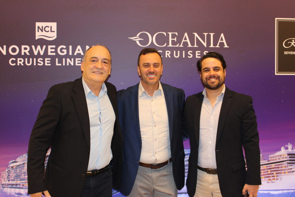 José Moacir, da Voucher, Marcus Motta, da Alheta e Adilson Melo, da Norwegian