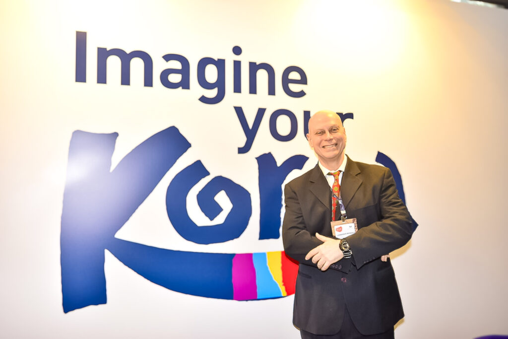 Lawrence Reinisch, representante do Turismo da Coreia do Sul para o Brasil