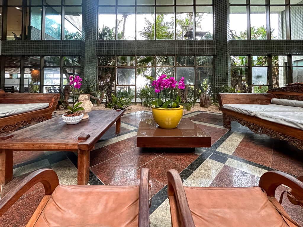 Lobby do Ritz Lagoa da Anta